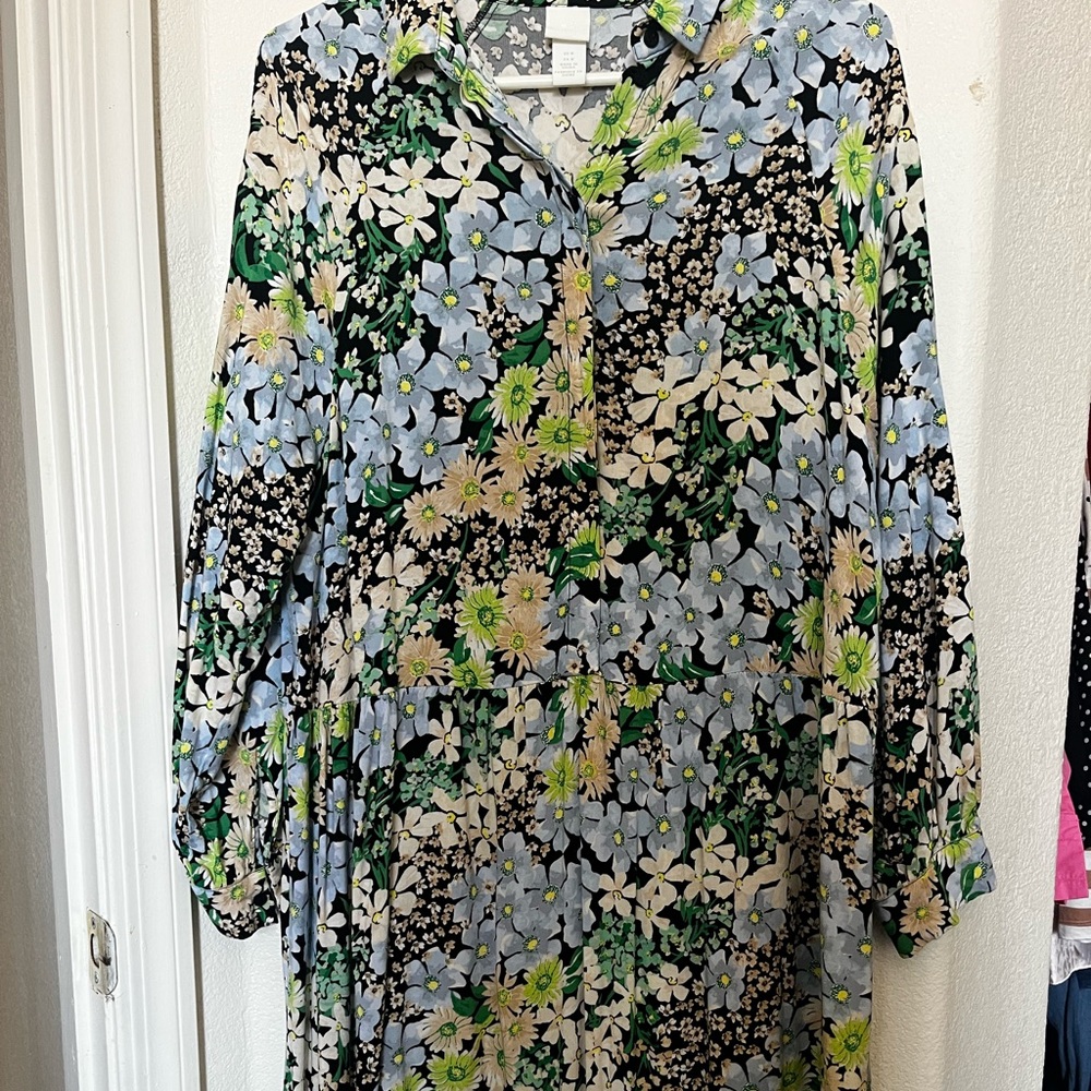 H&M spring floral dress